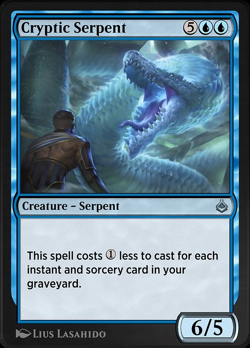 Cryptic Serpent [Amonkhet Remastered - 57]