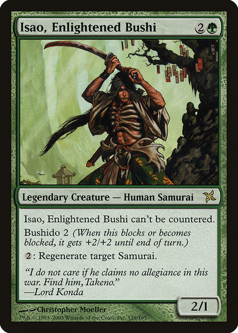 Isao, Enlightened Bushi [Betrayers of Kamigawa - 129]