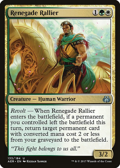 Renegade Rallier [Aether Revolt - 133]