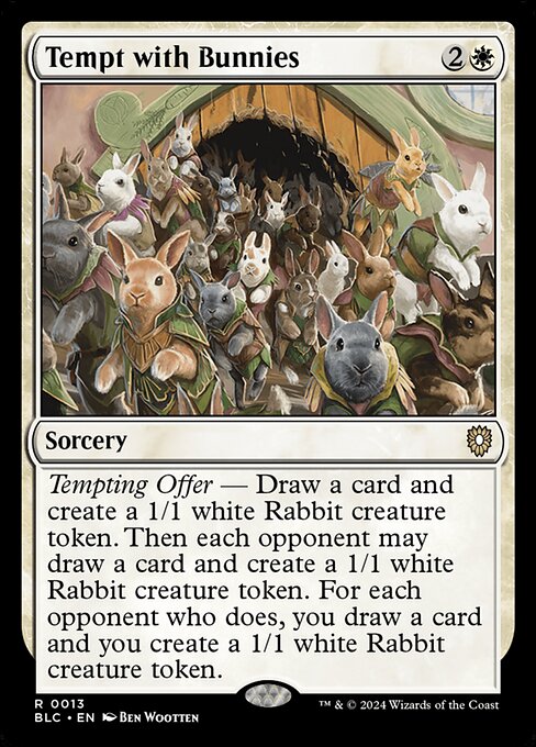 Tempt with Bunnies [Bloomburrow Commander - 13]