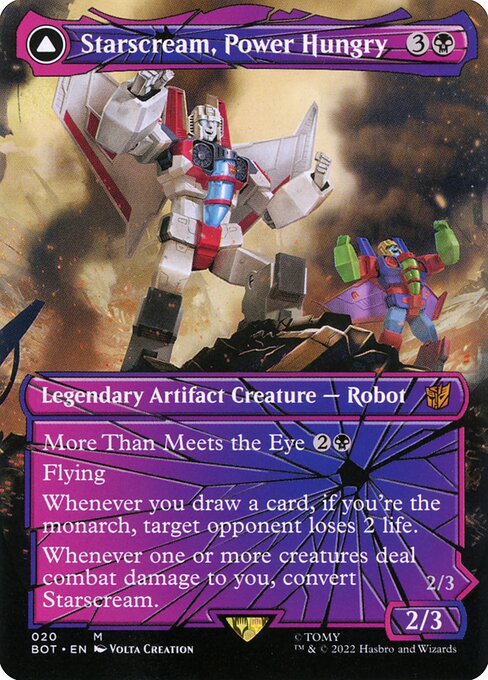 Starscream, Power Hungry // Starscream, Seeker Leader [Transformers - 20]
