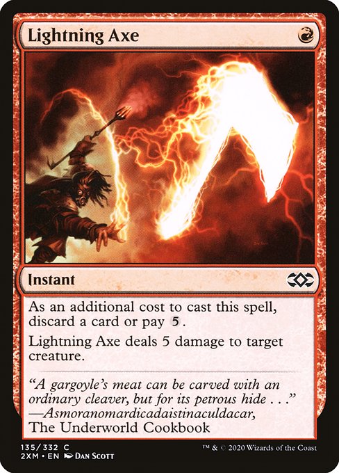 Lightning Axe [Double Masters - 135]