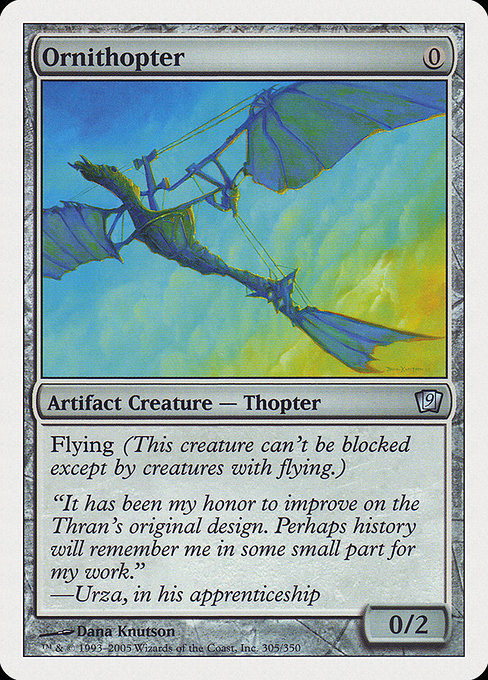 Ornithopter [Ninth Edition - 305]