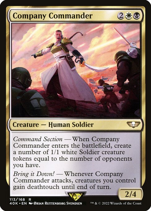 Company Commander [Warhammer 40,000 Commander - 113]