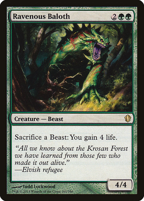 Ravenous Baloth [Commander 2013 - 165]