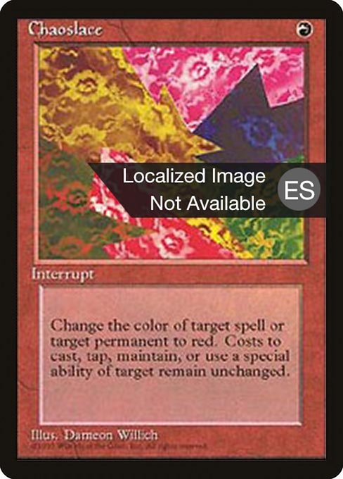Chaoslace [Fourth Edition Foreign Black Border - 182]