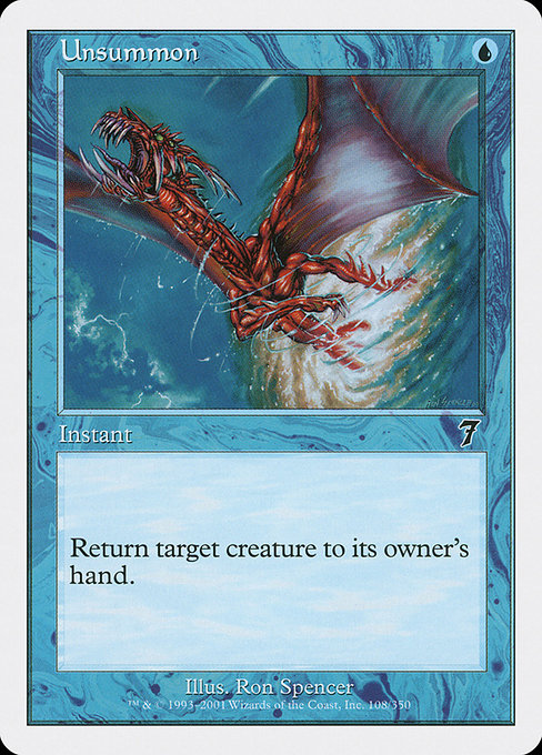 Unsummon [Seventh Edition - 108]