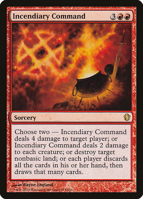 Incendiary Command [Commander 2013 - 113]