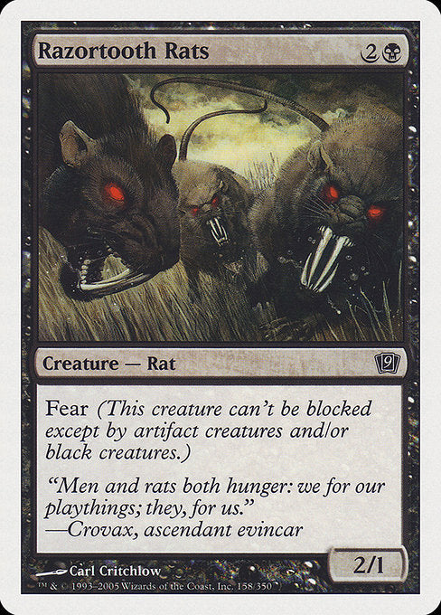 Razortooth Rats [Ninth Edition - 158]