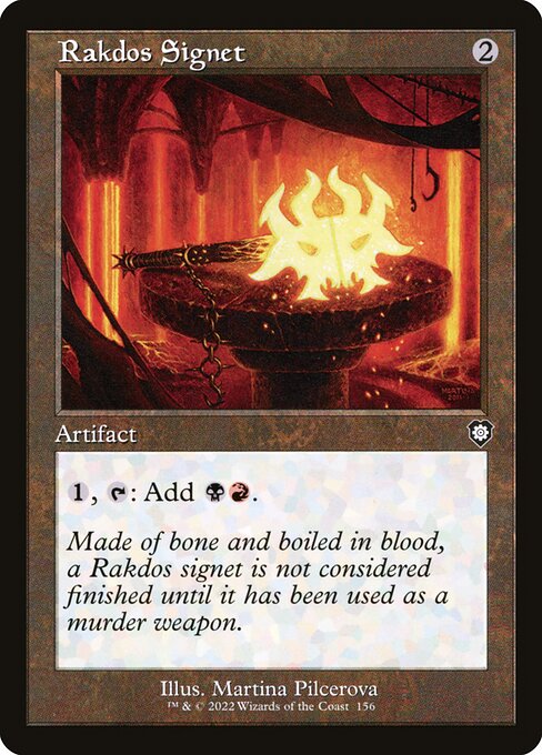 Rakdos Signet [The Brothers' War Commander - 156]