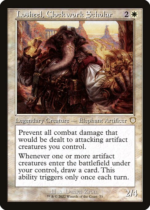 Losheel, Clockwork Scholar [The Brothers' War Commander - 73]