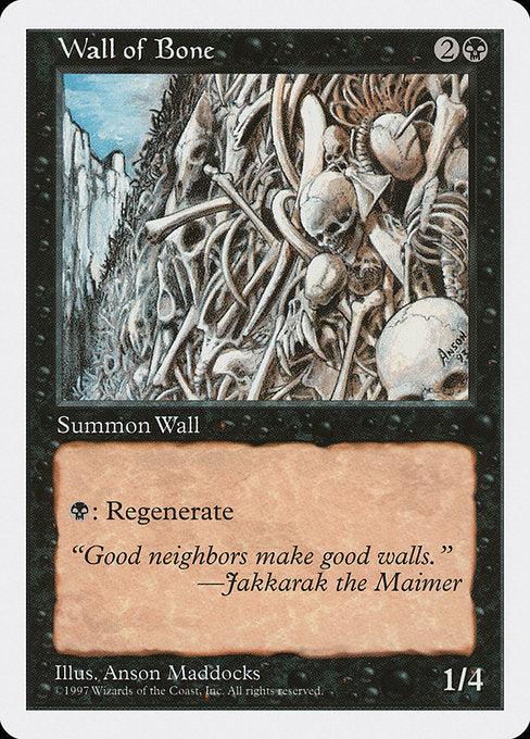 Wall of Bone [Fifth Edition - 203]