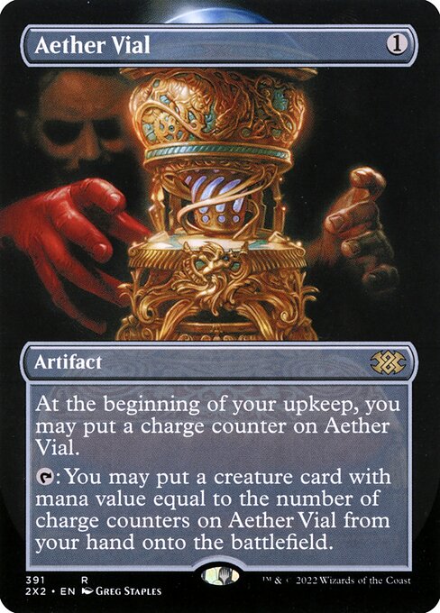 Aether Vial [Double Masters 2022 - 391]