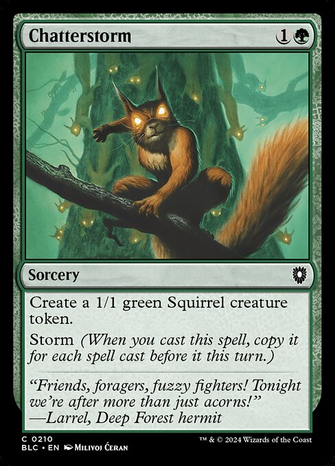 Chatterstorm [Bloomburrow Commander - 210]
