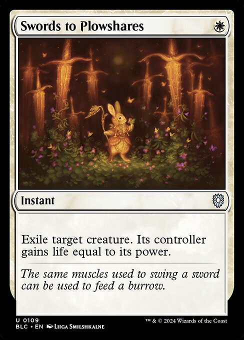 Swords to Plowshares [Bloomburrow Commander - 109]