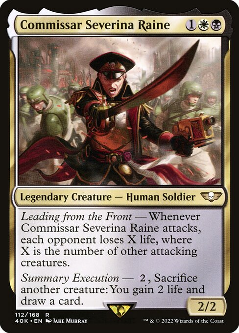 Commissar Severina Raine [Warhammer 40,000 Commander - 112]