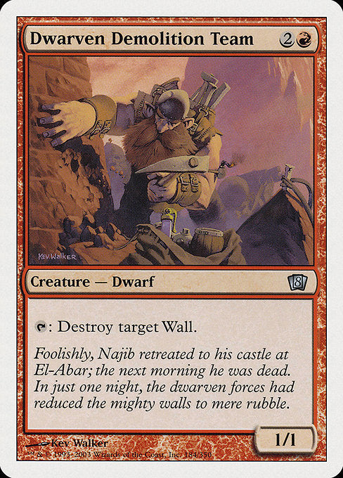 Dwarven Demolition Team [Eighth Edition - 184]