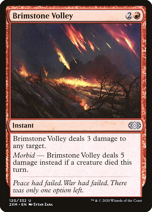 Brimstone Volley [Double Masters - 120]