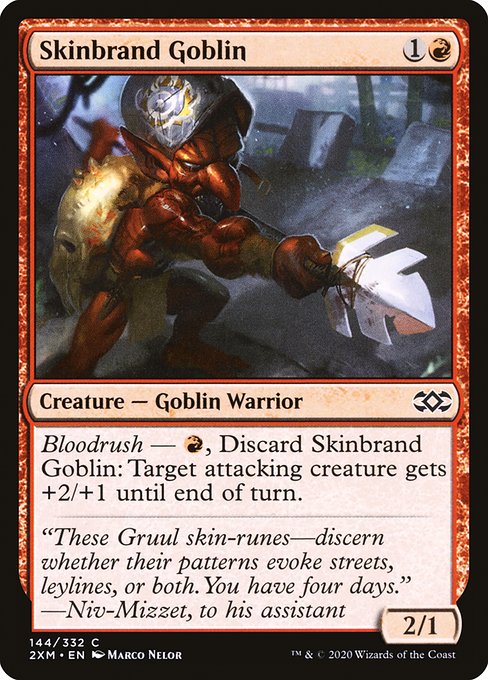 Skinbrand Goblin [Double Masters - 144]
