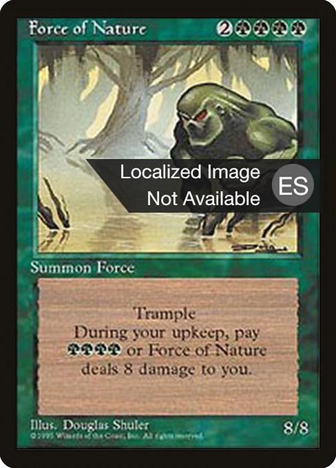 Force of Nature [Fourth Edition Foreign Black Border - 245]
