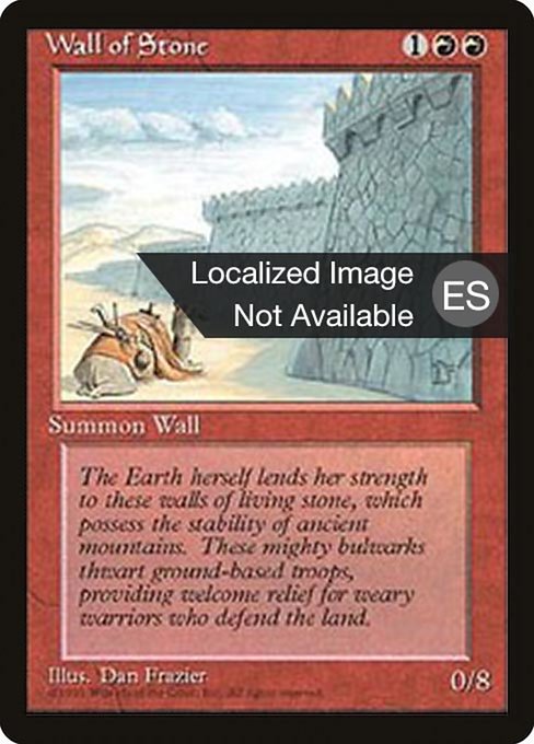 Wall of Stone [Fourth Edition Foreign Black Border - 231]