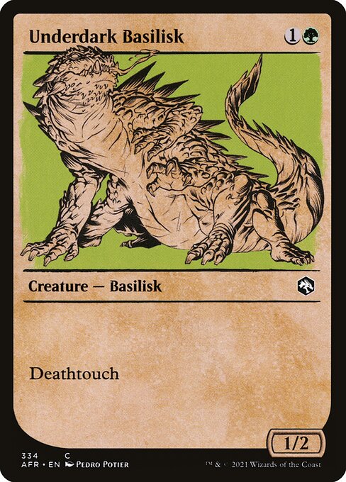 Underdark Basilisk [Adventures in the Forgotten Realms - 334]