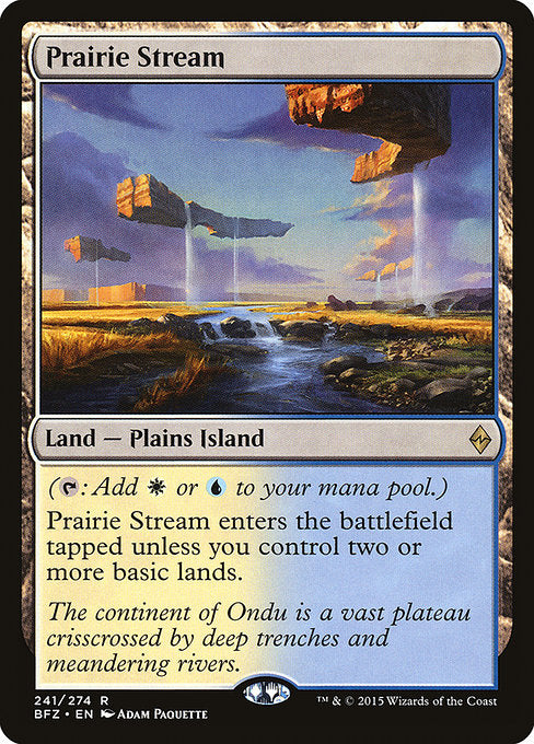 Prairie Stream [Battle for Zendikar - 241]