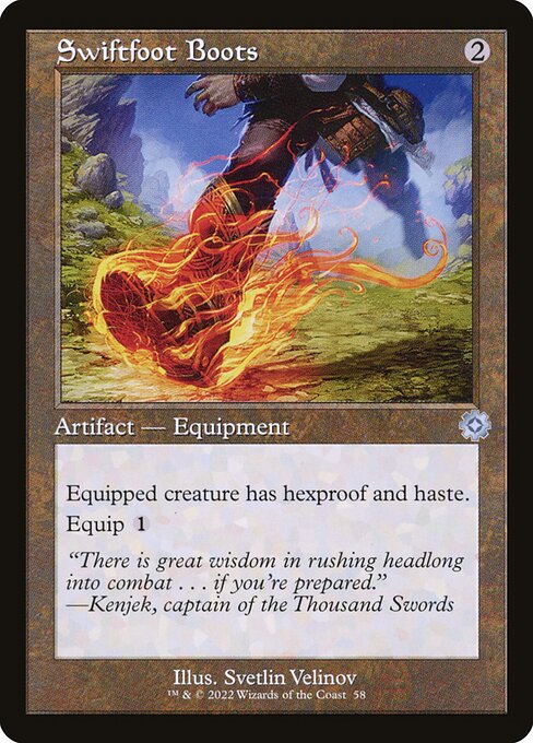 Swiftfoot Boots [The Brothers' War Retro Artifacts - 58]