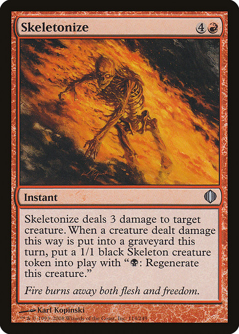 Skeletonize [Shards of Alara - 114]