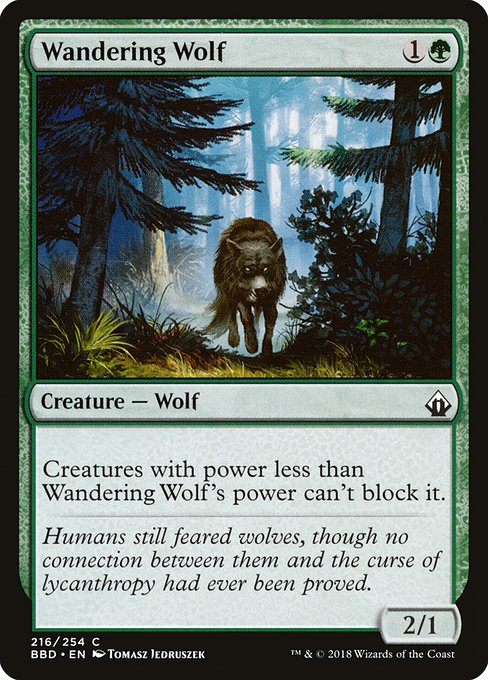 Wandering Wolf [Battlebond - 216]