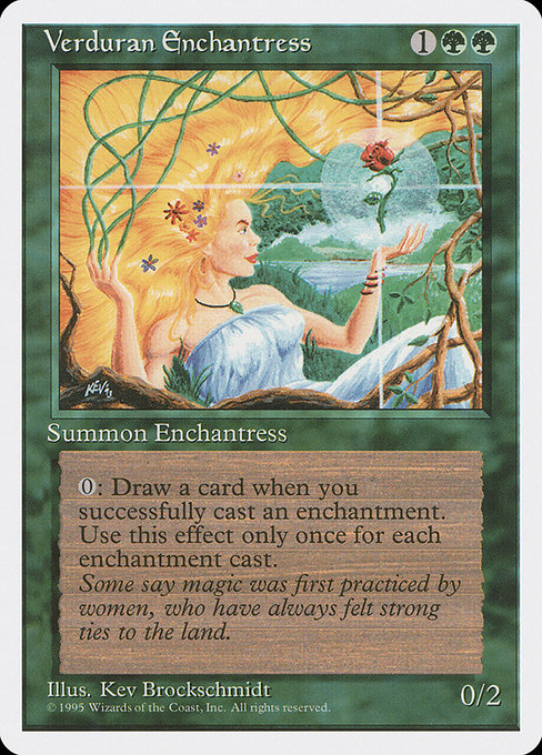Verduran Enchantress [Fourth Edition - 281]