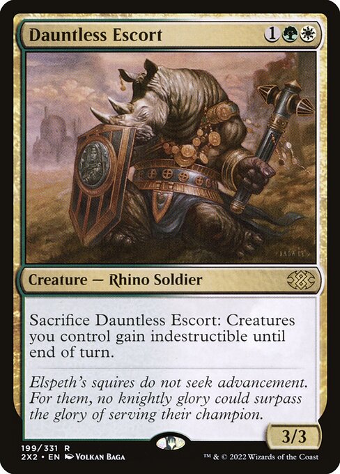Dauntless Escort [Double Masters 2022 - 199]