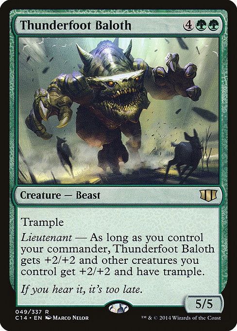 Thunderfoot Baloth [Commander 2014 - 49]