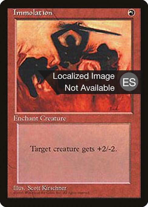 Immolation [Fourth Edition Foreign Black Border - 204]