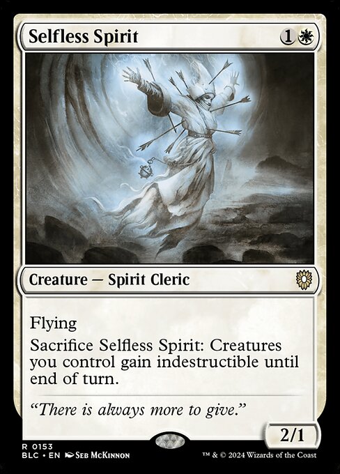 Selfless Spirit [Bloomburrow Commander - 153]