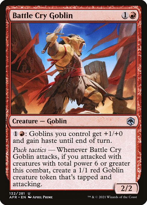 Battle Cry Goblin [Adventures in the Forgotten Realms - 132]