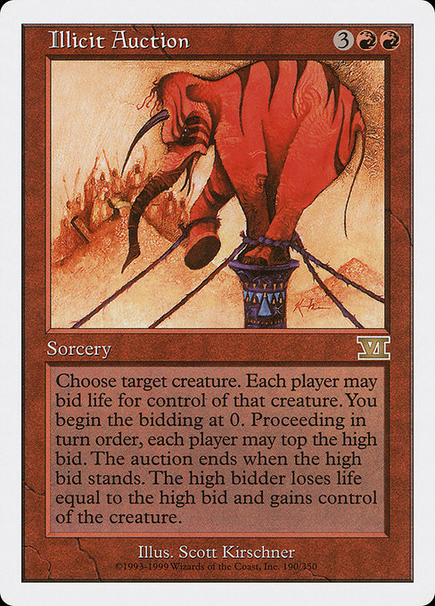 Illicit Auction [Classic Sixth Edition - 190]