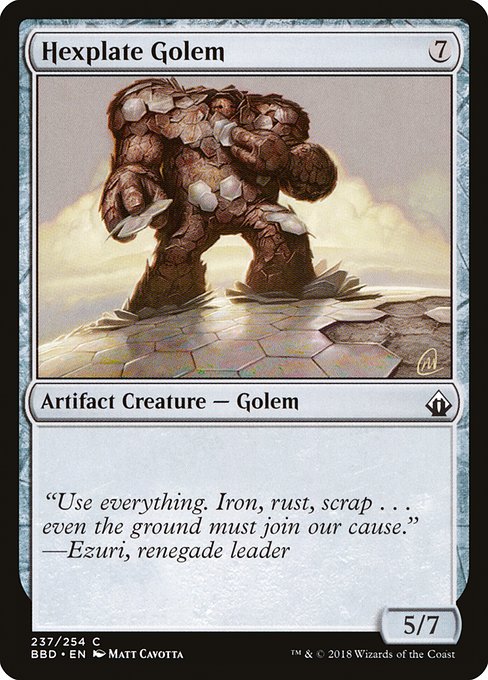 Hexplate Golem [Battlebond - 237]