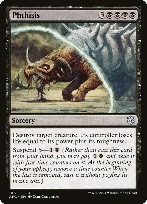 Phthisis [Forgotten Realms Commander - 105]