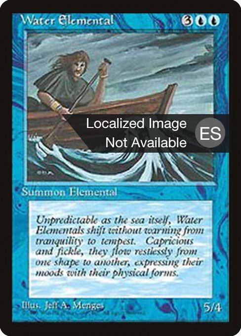 Water Elemental [Fourth Edition Foreign Black Border - 115]