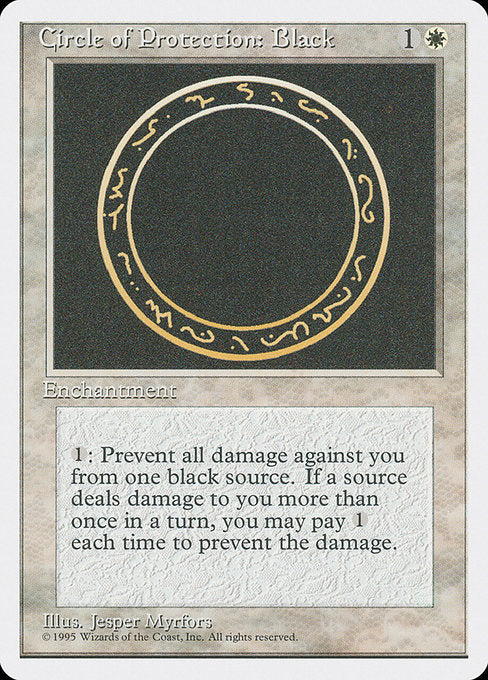 Circle of Protection: Black [Fourth Edition - 14]