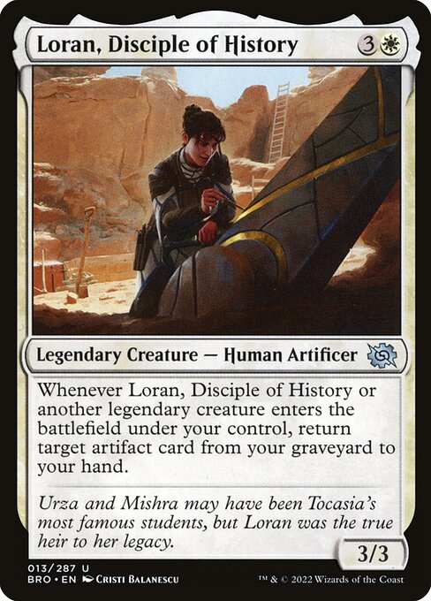 Loran, Disciple of History [The Brothers' War - 13]