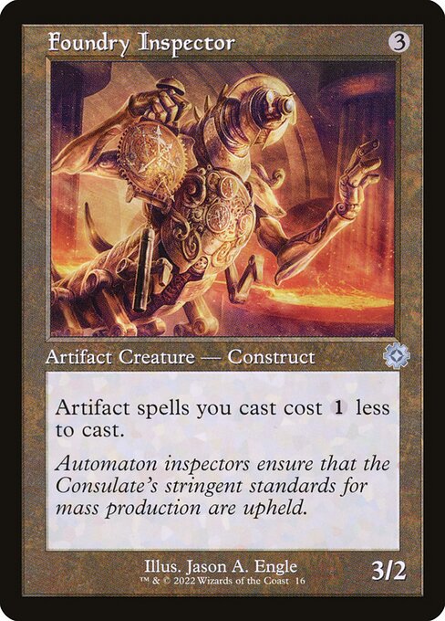 Foundry Inspector [The Brothers' War Retro Artifacts - 16]