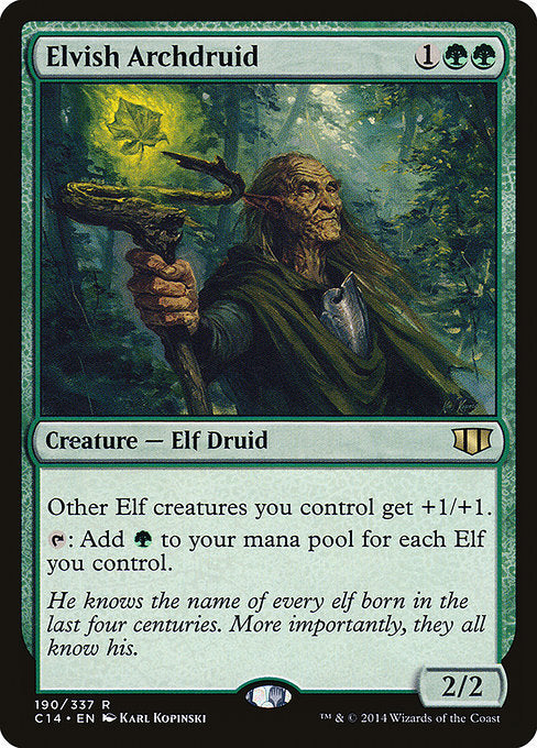 Elvish Archdruid [Commander 2014 - 190]