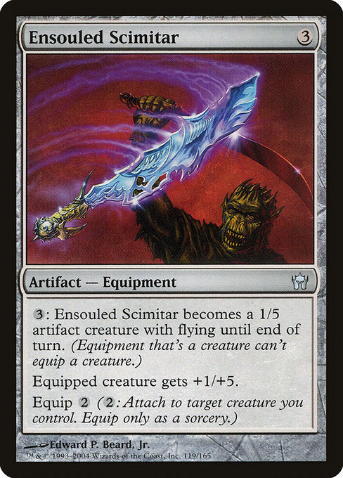 Ensouled Scimitar [Fifth Dawn - 119]