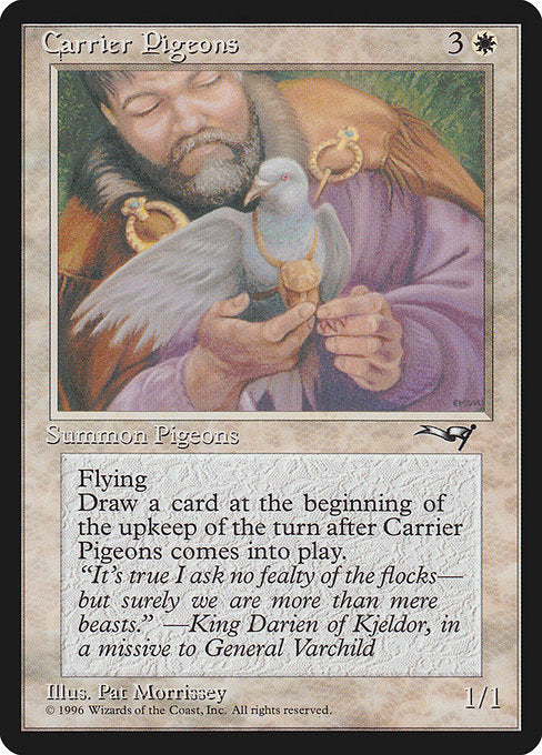 Carrier Pigeons [Alliances - 1b]