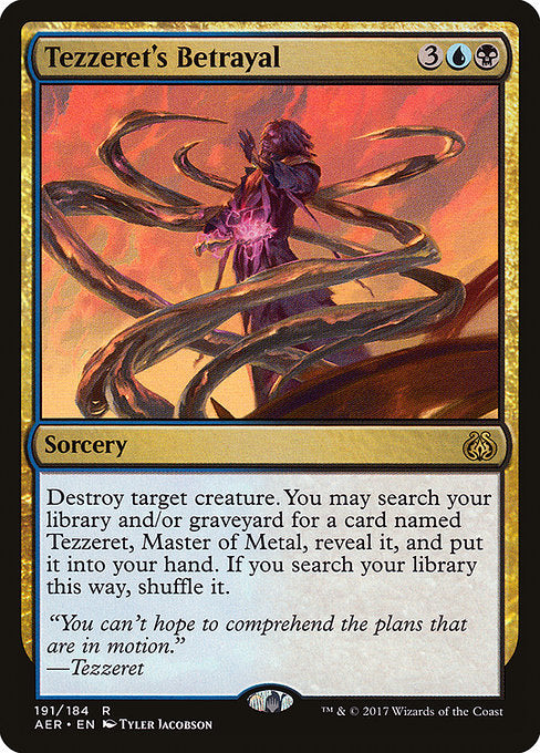 Tezzeret's Betrayal [Aether Revolt - 191]
