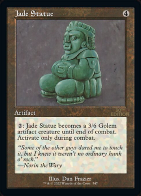 Jade Statue [30th Anniversary Edition - 547]