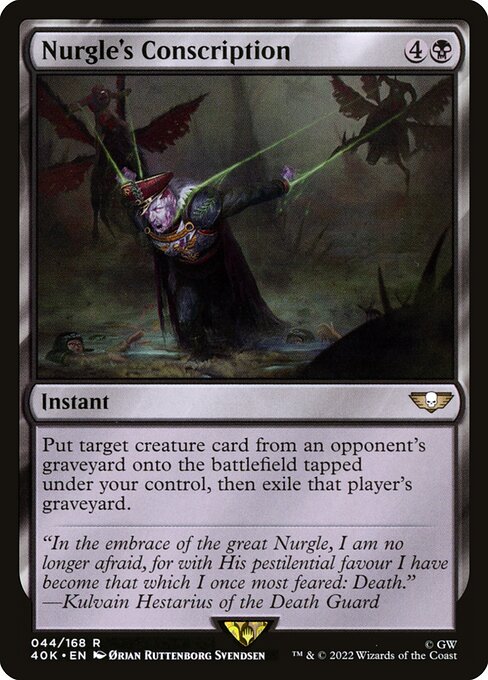 Nurgle's Conscription [Warhammer 40,000 Commander - 44]