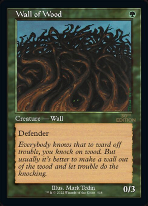 Wall of Wood [30th Anniversary Edition - 518]
